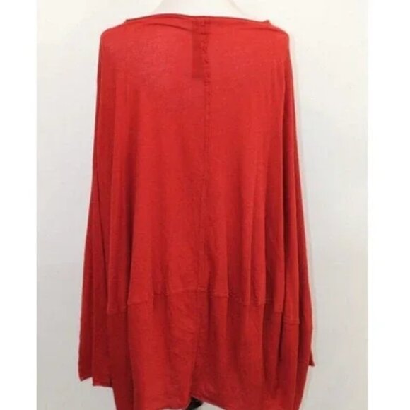 Rundholz Red Sweater Mixed Media Oversized - Picture 2 of 8